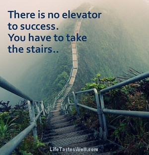 Haiku Stairs Oahu1 There is no elevator to success. You have to take ...