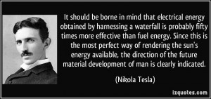 It should be borne in mind that electrical energy obtained by ...