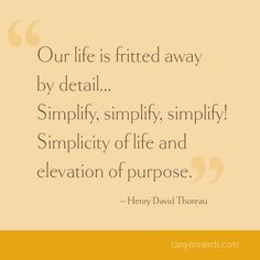 ... of life and elevation of purpose. – Henry David Thoreau #quote More