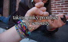 made a pinky promise with my Sister before she passed that I will ...