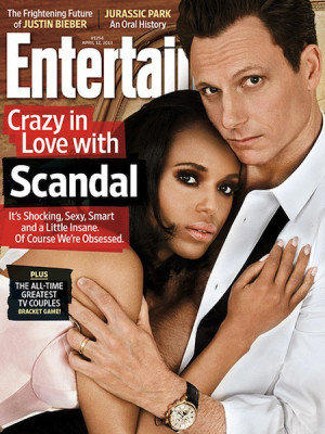 talking about the steamy affair between Olivia Pope and ...