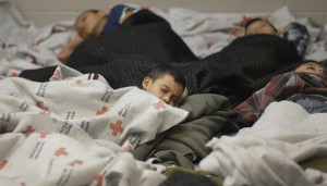 Detainees sleep in a holding cell at a U.S. Customs and Border ...