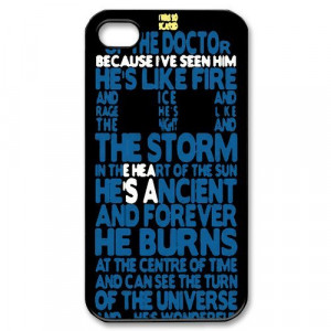 Doctor Who Hard Plastic Back Protection Cover for Iphone 4, 4S