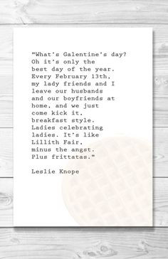 galentines day typography quote poster by shaileyann on etsy $ 12 00