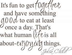 Julia Child Quote Wall Decals
