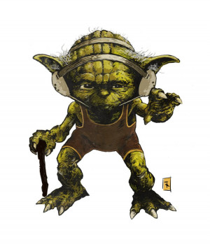 Yoda: Jedi Wrestling by TimKelly