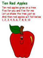 Ten Red Apples