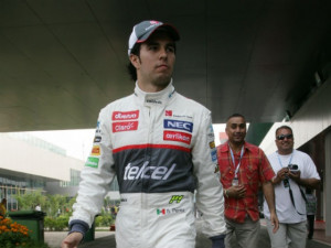 Sergio perez Sauber f1 team pre-abu dhabi 2012