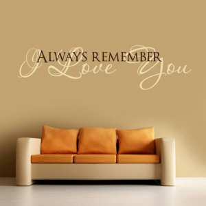 Love Quotes Wall Decal Bedroom Decor