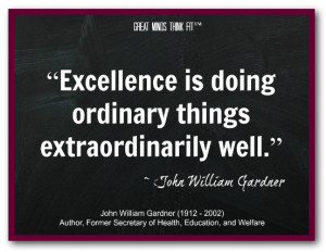 quotes about excellence in education