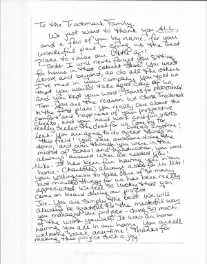 Thank You Letters Hospital