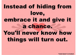 Sarcastic Quotes About Love: Instead Of Hiding From Love Embrace ...