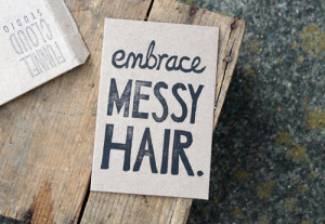 ... old nice type cover (: flickr journal embrace note messy messy hair
