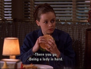 Rory Gilmore eating