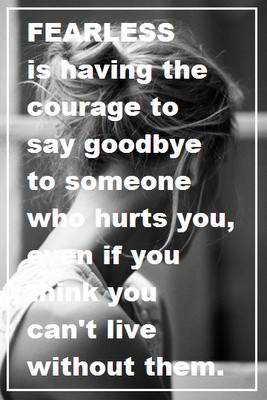 Saying Goodbye to Someone Who Hurts You