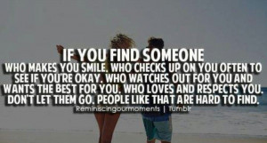 Finding someone