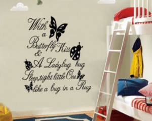 Nursery Quote Wall Decal,Bedroom Quotes Wall Sticker Vinyl Removable ...