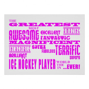 girls_ice_hockey_pink_greatest_ice_hockey_player_poster ...