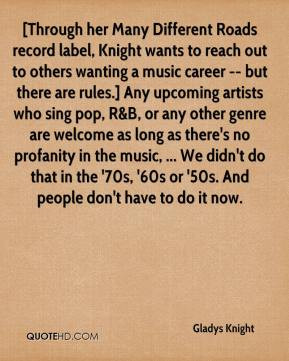 Many Different Roads record label, Knight wants to reach out to others ...