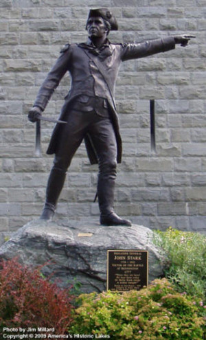 John Stark statue at Bennington Battlefield Monument