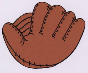 baseball glove clipart