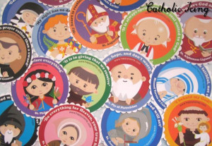 ... these are cute printable cupcake toppers to celebrate all saints day