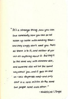 ... people need each other. sad truth: sometimes they’re not even brave