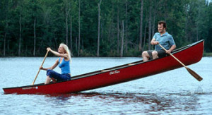 Tippy Canoe: Gwenyth Paltrow and Jack Black take a ride.
