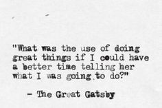 Quotes from The Great Gatsby