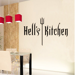 Hell's Kitchen decor dinner restaurant- Say Quote Word Lettering Art ...