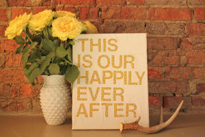 42. Quote Wall Art : Use patterned fabric and your favorite quote to ...