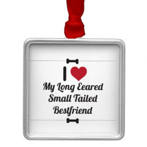 Funny Dog Quote Christmas Tree Ornament