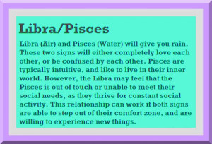 Libra and Pisces Love Compatibility