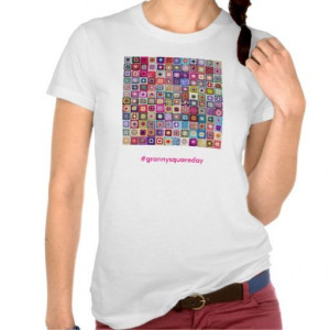 Square T-Shirt http://www.zazzle.com/crochet_granny_square_t_shirt ...