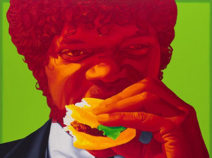 Samuel L. Jackson, Pulp fiction star eating a Big Kahuna Burger. #food ...