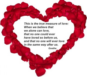 This Is The True Measure Of Love.