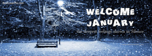 Welcome January ! Best FB Timeline Cover Photo