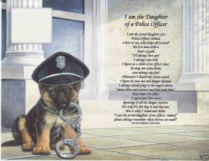 Details about POLICE OFFICER POEM PRAYER PERSONALIZED NAME ART PRINT