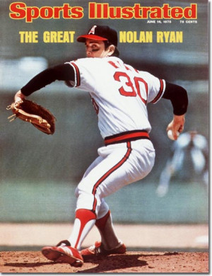 On the Cover: Nolan Ryan, Baseball, California Angels
