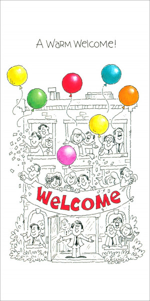 Home > Business Greeting Cards > Welcome Cards > Warm Welcome Card