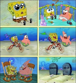 bff, bob esponja, friends, funny, patrick, spongebob