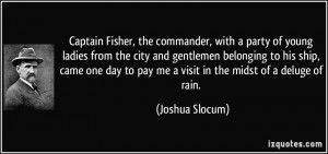 Joshua Slocum Quote