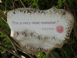 Dexter Quote Ceramic Plaque Sepia by muddwoman on Etsy