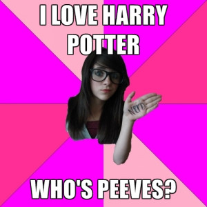 Love Harry Potter Who's Peeves?