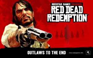 Red Dead Redemption - computer game poster