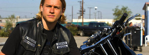 Jax Teller Sons of Anarchy Bike Pose Cover Wallpaper