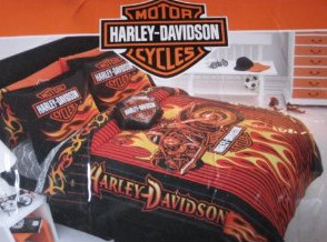 Harley Davidson Queen Comforter Set