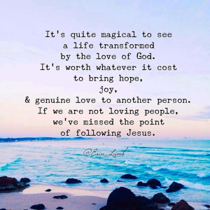 God is good to people. He pursues to bless, not harm. If we are not ...