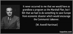 Marshall Plan quote #1