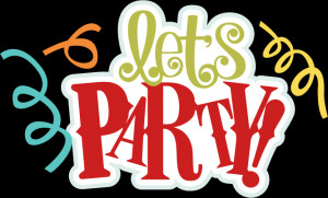 Let's Party SVG scrapbook title birthday svg files birthday svg cuts ...
